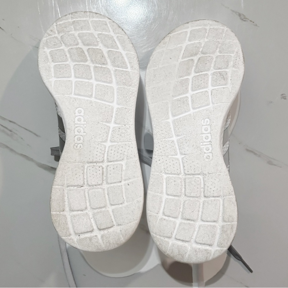 Women’s Adidas Cloudfoam Pure 2.0 'Grey Silver Metallic' - Picture 11 of 12